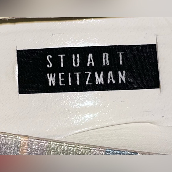 Stuart Weitzman Women’s Jenny Pastel Punjab Silk Pumps With Box Size 8 - Picture 10 of 12